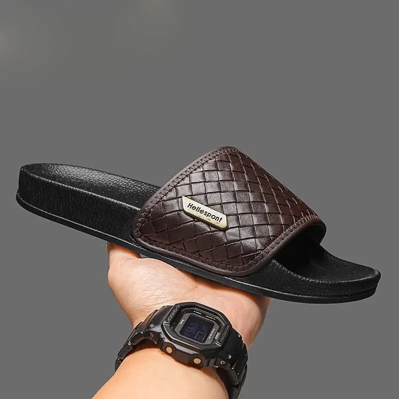 Sandal Pria Berkulit Asli Anti Slip Musim Panas Vietnam 2025 - Sendal, Shoes 0