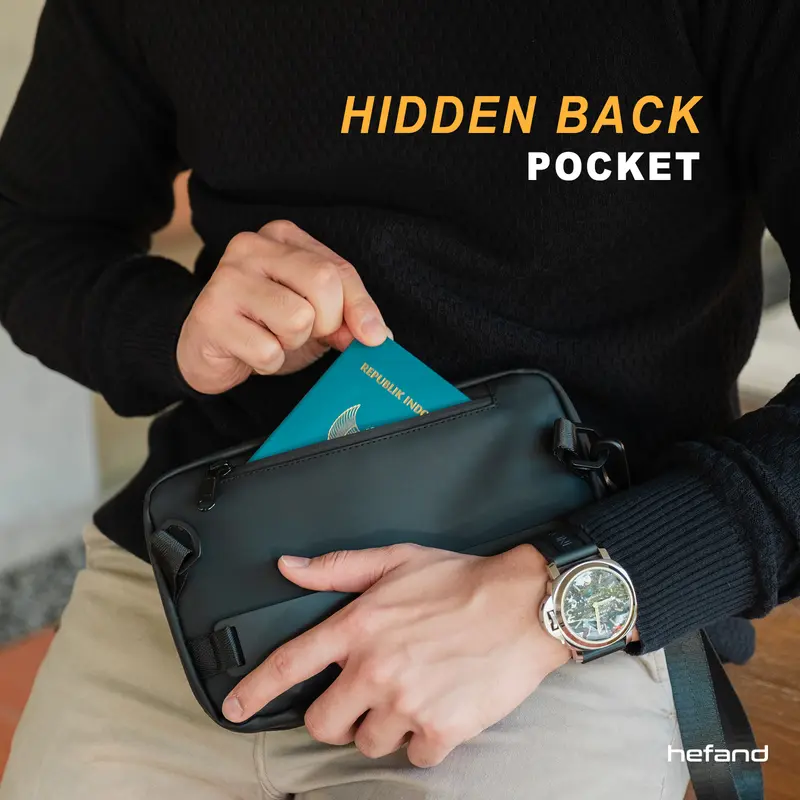 Hefand.co - Handbag Pria Aero Exclusive Tas Selempang & Genggam Clutch Pouch Wallet Kecil Hand bag Sling bag Slempang Pria Waterproof Tahan Air Cocok Untuk Kado Pria Ulang Tahun Pacar Cowok 6
