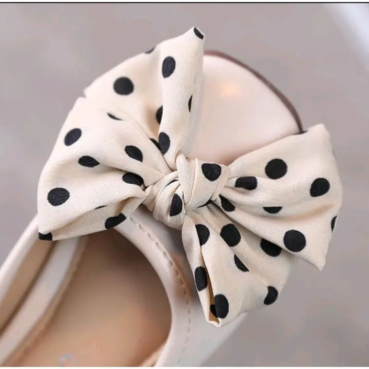 Sendal selop anak perempuan lucu / sendal selop anak cewe model pita pulkadot 2024 / sendal selop anak perempuan umur 3-10 tahun Sandal Sandal Sandal Fashion 4