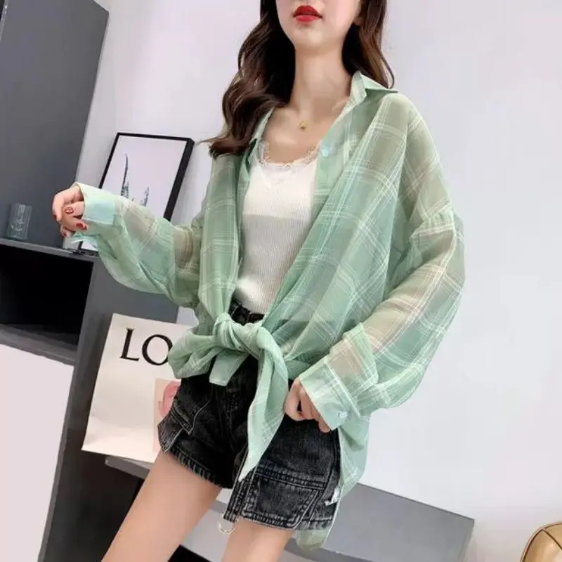 [Basica Moda] 8592 Atasan Top Kemeja Wanita Lulu Chiffon Oversize 1