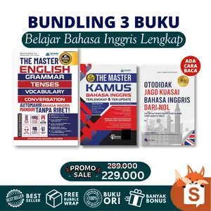 solusibuku - Buku Bahasa Inggris (The Master English, Kamus, Otodidak, English Skills) Selasar Media Utama