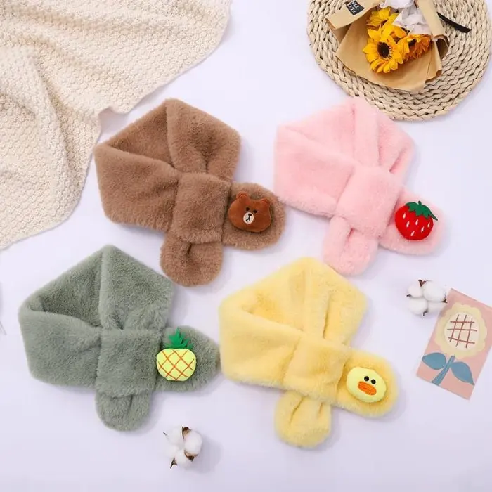 BELANJA ES - SYAL ANAK KARAKTER LUCU SCARF ANAK PEREMPUAN DAN LAKI LAKI SCARF OU1 3
