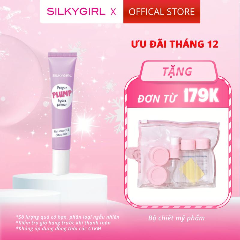 Kem Lót Dưỡng Ẩm Silkygirl Prep N Plump Hydra Primer 15ml