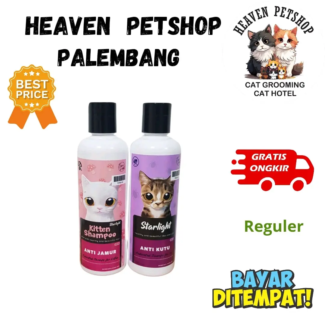 Shampo Starlight Anti Jamur dan Kutu 250ml untuk Kucing