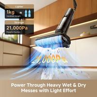 Gambar Dreame H12 GT Wet & Dry Vacuum Cleaner | 180° Lie-Flat | 21000Pa | 90°C Hot Air Washing | 90°C Hot Air Drying | 60-Mins FlashDry | Dual Edge Cleaning | GlideWheel | Vakum Kering Basah Pembersih Lantai 21kPa H12GT Penyedot Debu Sapu Pel dari HangOn Official Store Kota Tangerang 3 Tokopedia