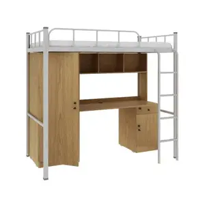 Informa Halden Set Tempat Tidur Anak - Cokelat/putih