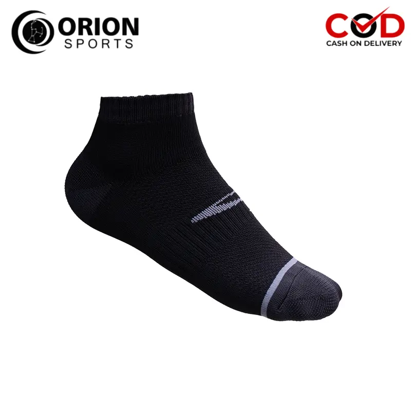 910 NINETEN SOCK HATOMI ANKLE HITAM ( KAOS KAKI PENDEK) 0