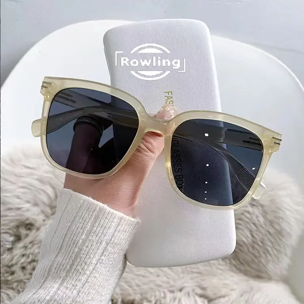 Rowling (ka-465) Kacamata Hitam Kotak Wanita Terbaru Kacamata Sunglasses Import Wanita Kacamata Fashion 4