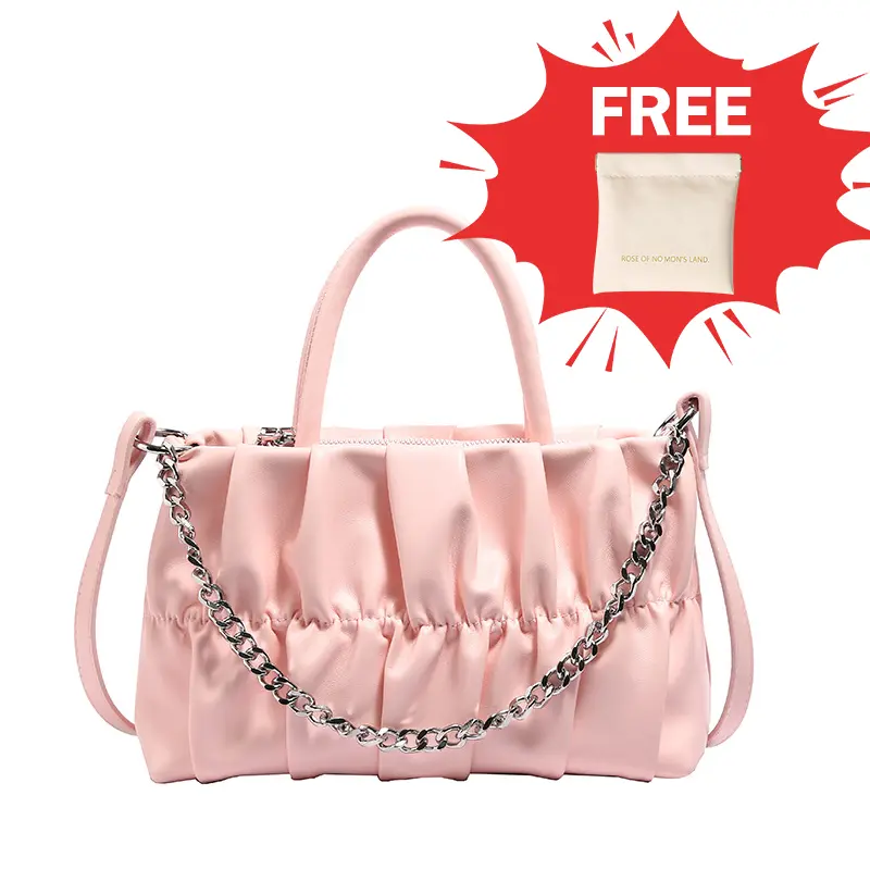 Fashion Shoulder Crossbody Bag Ladies Tote Bag Fashion Hundred Chain Pleated Clouds Bag Crossbody Small Square Bag Handbag