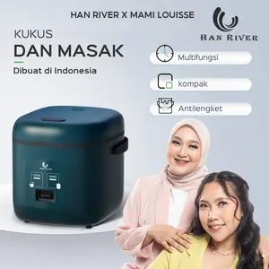 [IschaIndyofc][COD] HAN RIVER HRRC04-03 Rice Cooker Magiccom Portable/ rice cooker mini /Magiccom Mini  Travel version 0.8L 2 variation Color