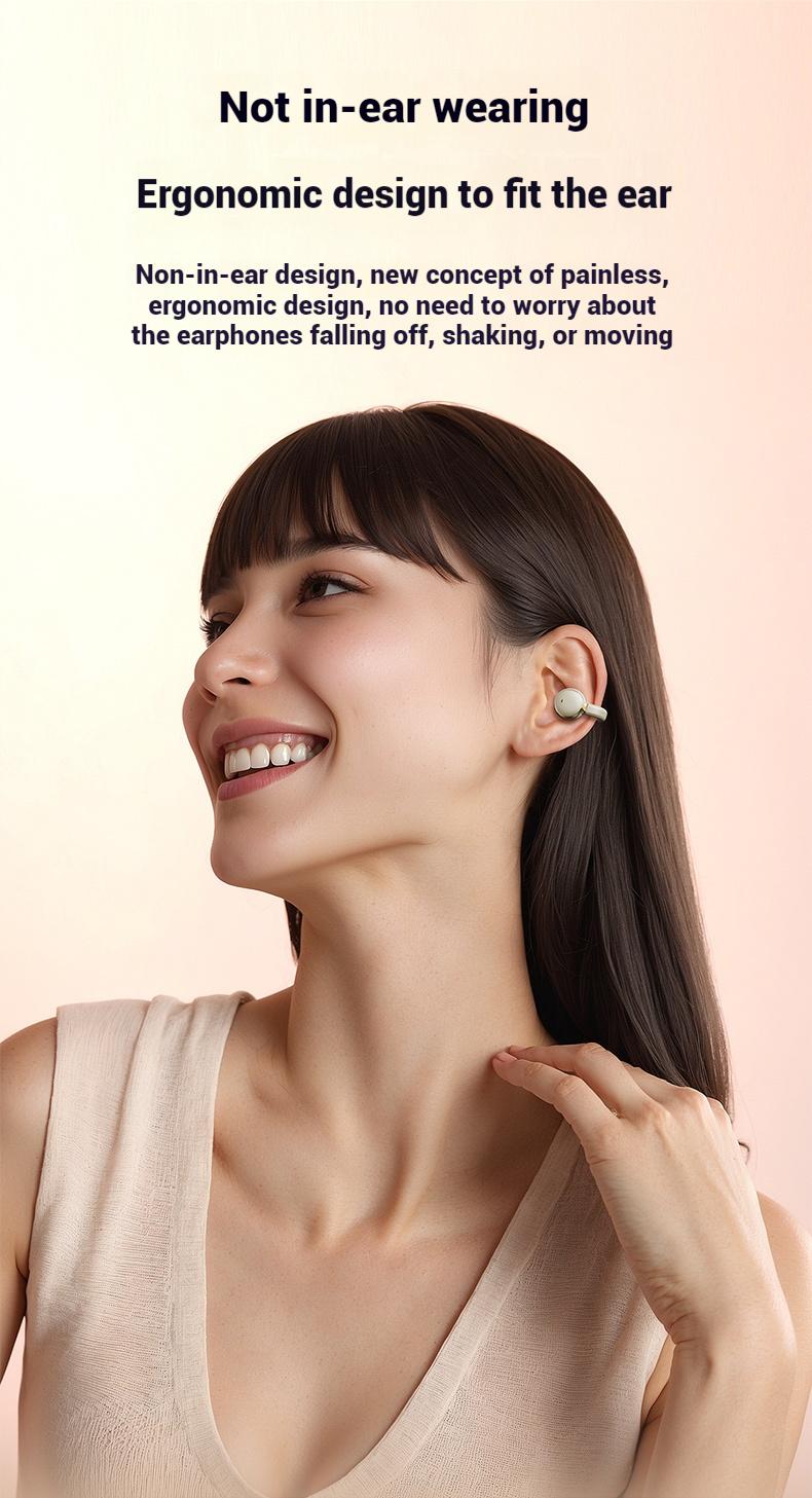 Product Introduction of X31 TWS Ear Earring Wireless Bluetooth headset 5.4 headphones Bone Conduction Earphone Headset TWS Sport Earbuds 25
