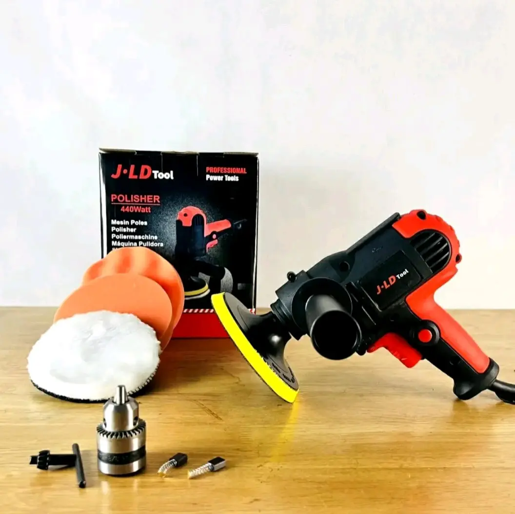 Mesin Alat Poles Mobil Motor 3 In 1 Polisher + Bor