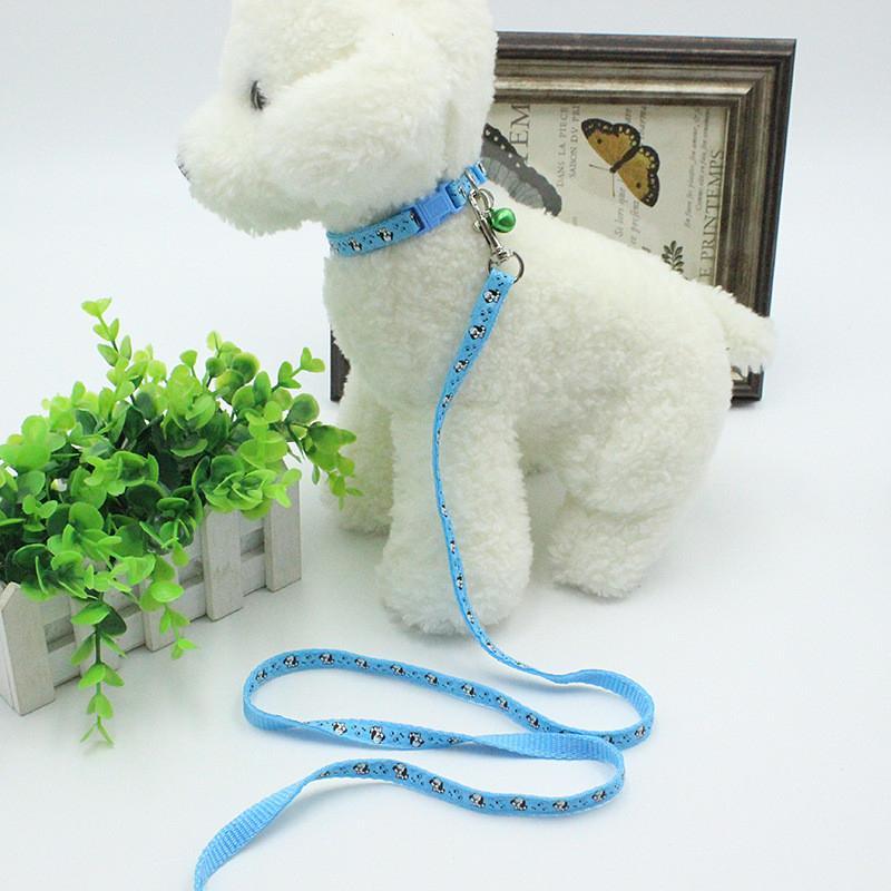 Dây dắt chó mèo kèm vòng cổ chuông bản 1-1,5cm đủ màu sắc, loại dày, chắc chắn…