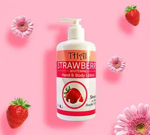 Thai Body Lotion Strawberry - Cherries - Peach 200ml - impor quality