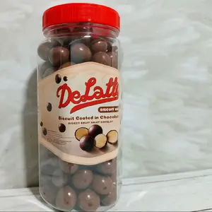 Delatto Biskuit Coklat 1 Dus isi 12 ples ( 1 ples 250gr )  Renyah & enak kekinian virall Best Seller