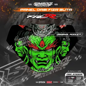 Stiker Panel Depan Full F1zr Virall Bahan decal sudah cutting pola motif arai fizr f1zr AG STYLE ONI MONSTER