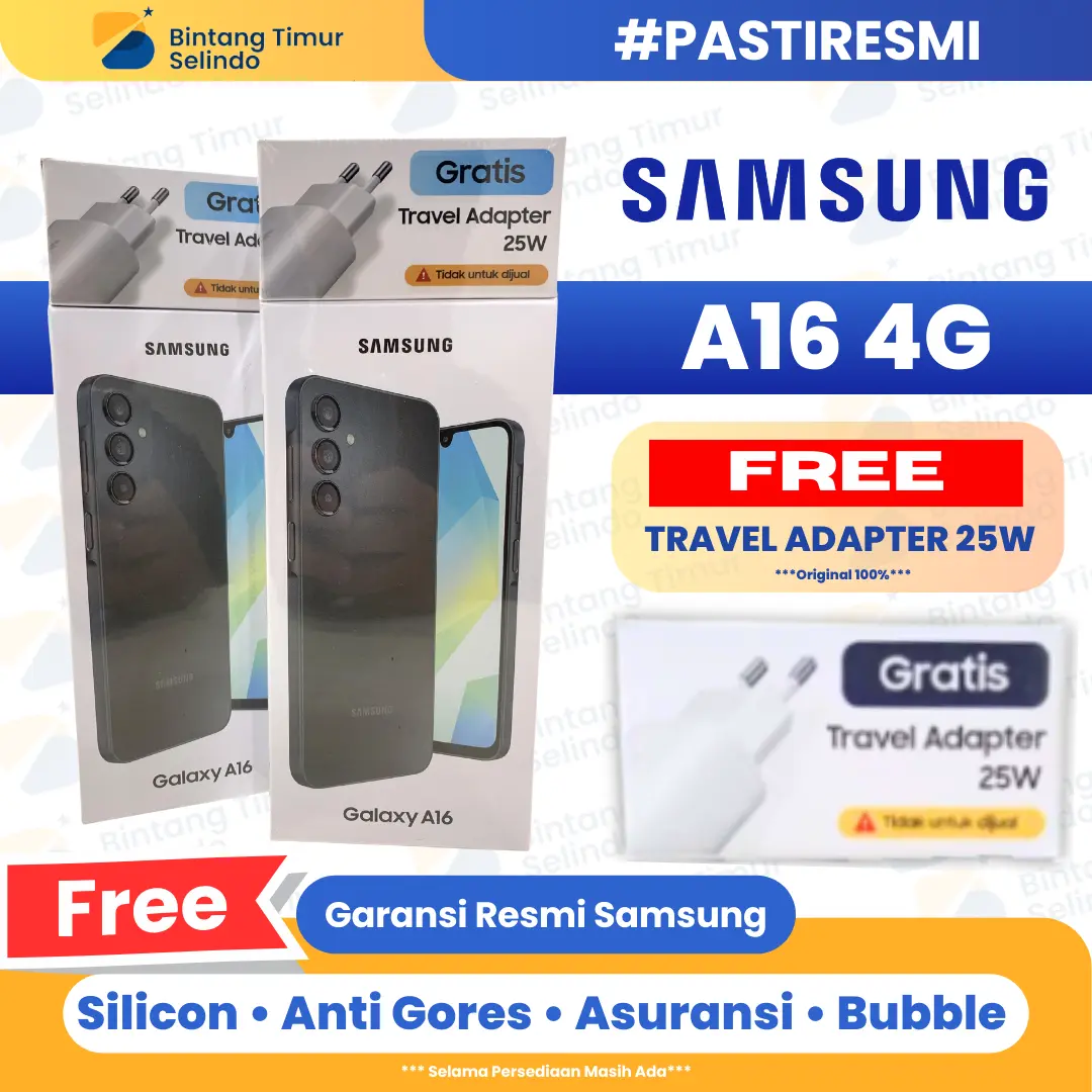 [Spesial Indra Budiman] Samsung Galaxy A16 4G [8GB+128GB] Garansi Resmi 1 Tahun