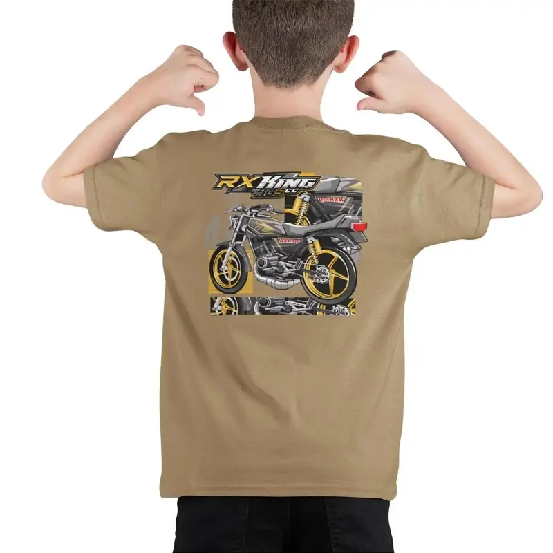 Ajoe kids kaos anak anak umur 4-10 tahun sablon depan belakang motif motor RX KING VERSI 1 Fashion 6