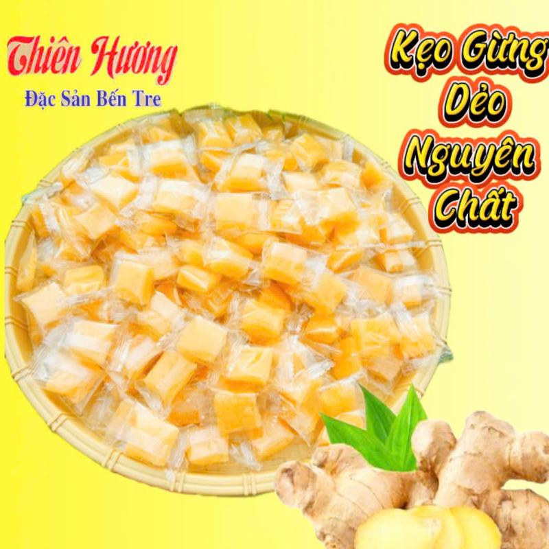  Kẹo Gừng Dẻo Nguyên Chất - Gừng Tươi - Ngọt Thanh 