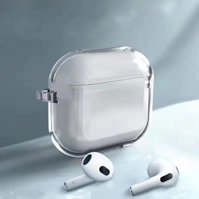 Airpods Pro Pro 2 gen 3 Casing Premium Soft Hard Case Transparan Transparent Bening 2