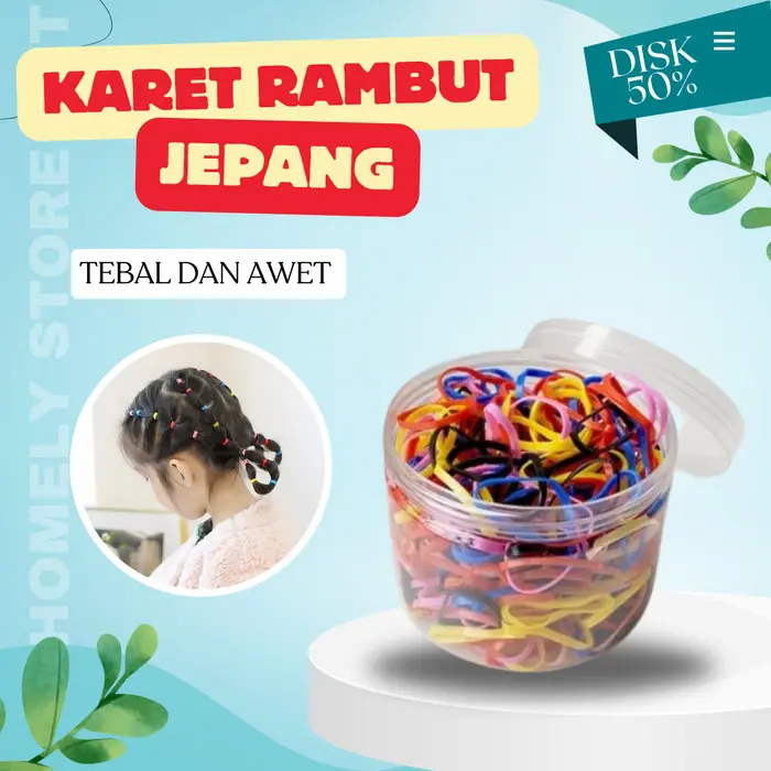 Karet Jepang Ikat Rambut Korean Style Terbaru
