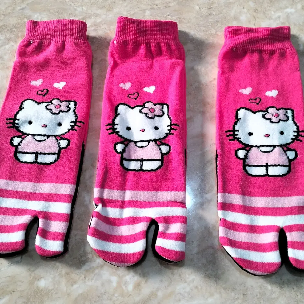 kaos kaki jempol anak anak cewek motif warna  warni bisa request warna
