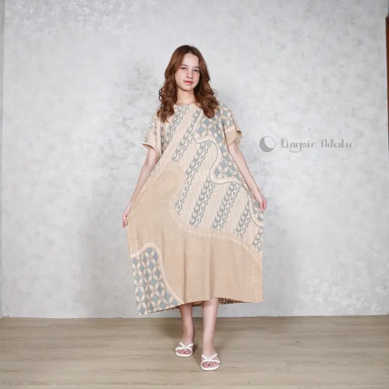 3 Pcs Daster Lowo Tambal LD 140 Bahan Rayon Super R1 Busui Zipper [lingsirndalu] 3