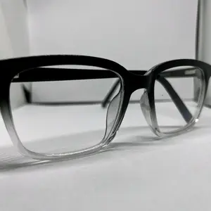 Kacamata Old Money 66801  Frame Rectangle dengan Bahan Frame Plastik Titanium Lensa Bluecromic Glasses Glasses