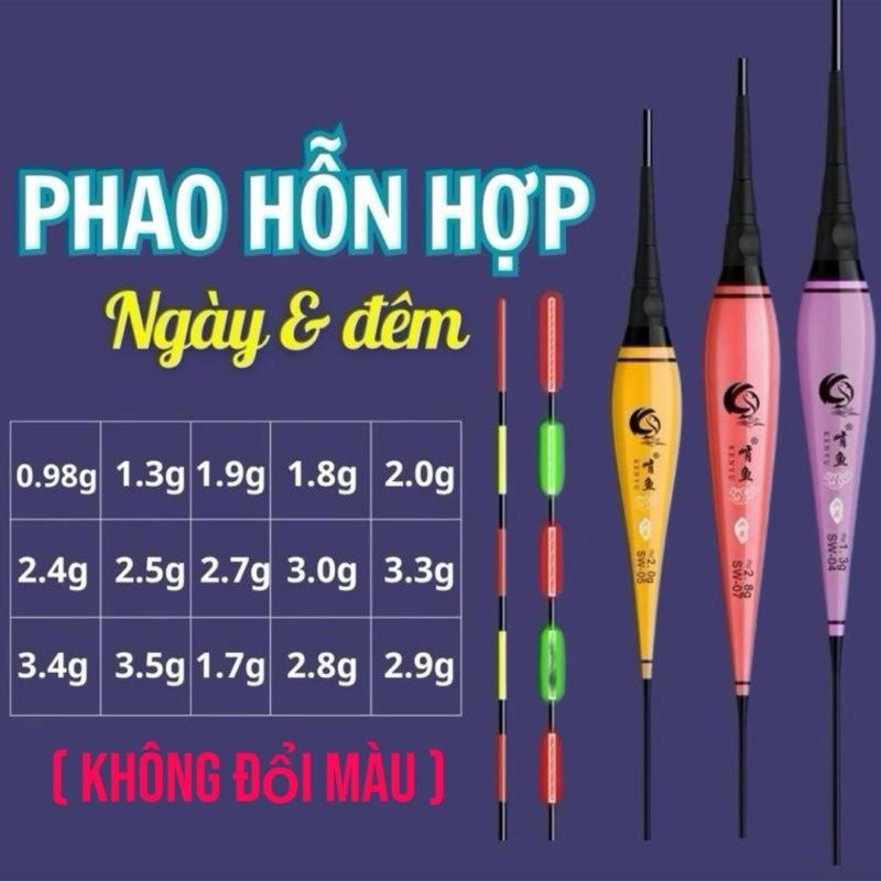    MUA 1 TẶNG 1   Phao đèn - Phao đêm   kèm pin   sáng rõ khi câu   Không đổi màu   đi câu bắt cá fishing 