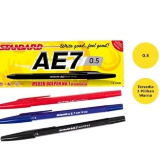 (3 pcs balpoin)Balpoin standar AE7/balpoin standar/pulpen standar AE7/pen standar/pen AE7/balpoin 3
