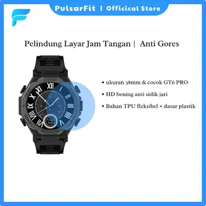 Universal Anti Gores Screen Protector Jam Tangan 38mm 42mm Bulat Smartwatch  gt6pro Screen Guard Pelindung Layar Smartwatch  Anti gores jam tangan