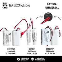 Gambar RakkiPanda Baterai Universal Li-ion 18650 RC Radio Control / Speaker Active Soket JST Merah 2 PIN - 3.7V - 4.4V 2600mAh dari Rakki Panda Indonesia Kota Administrasi Jakarta Pusat 1 Tokopedia