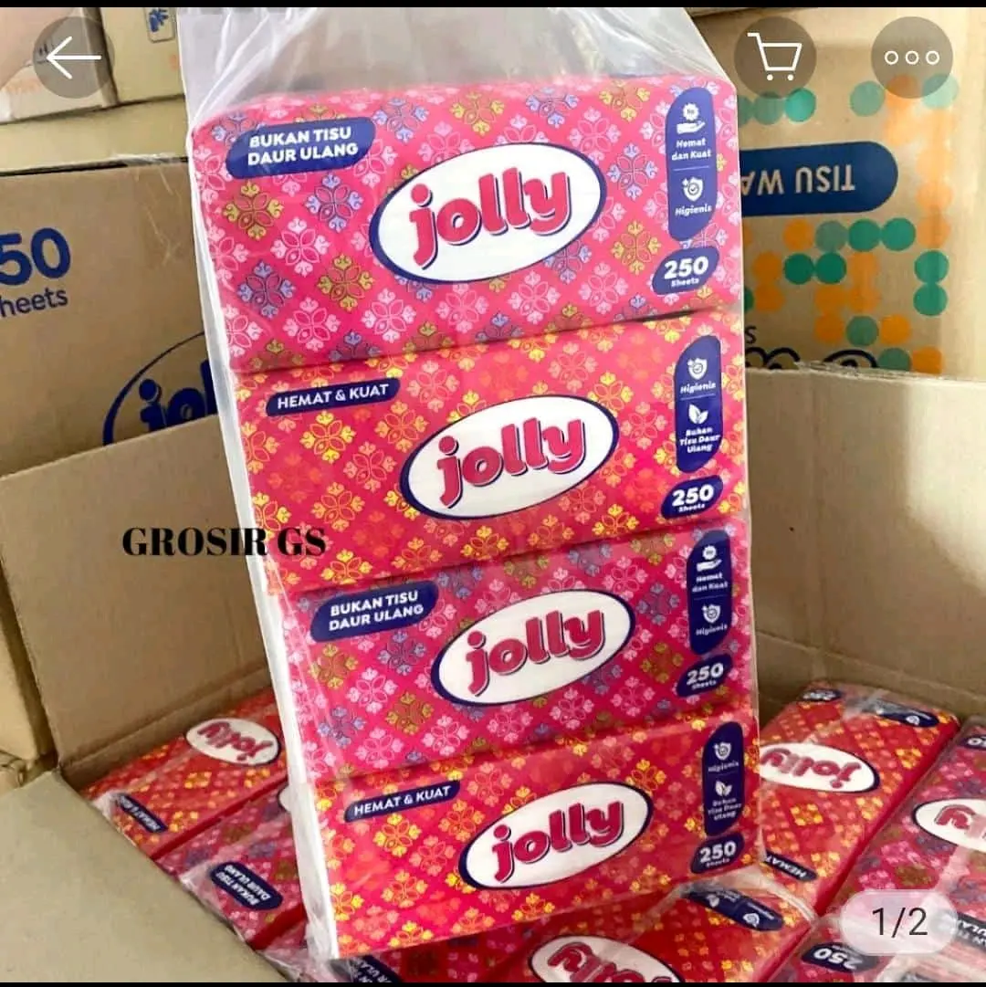 Pack Tisu Jolly 250 Lembar Siap Pakai untuk Kebutuhan Anda