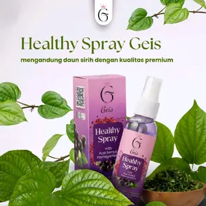 Semprot–Tarik Napas… Lega  GEIS Healthy Spray Lagi Viral di TikTok Paket Hemat 2 Botol, Lebih Tenang Dipakai Praktis & Nyaman Dipakai Sehari-hari Andalan Saat Badan Nggak EnakWajib Ada di Tas! Kecil Tapi Dicari Banyak Orang Suplemen Kesehatan Herbal imun