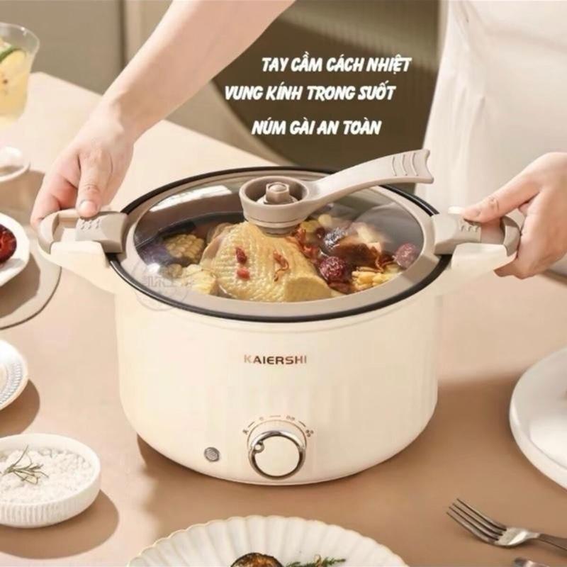 Nồi Áp Suất Đa Năng JJ-24 Dung Tích 5L Size 24cm 4 Chế Độ Nấu Cơm Lẩu Hầm Soup Tiết Kiệm Thời Gian Và Điện Năng
