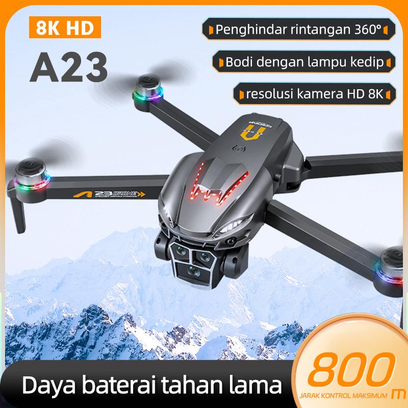 A23 Drone kamera jarak jauh fotografi udara profesional murah dual camera drone premium ulang tahun 0