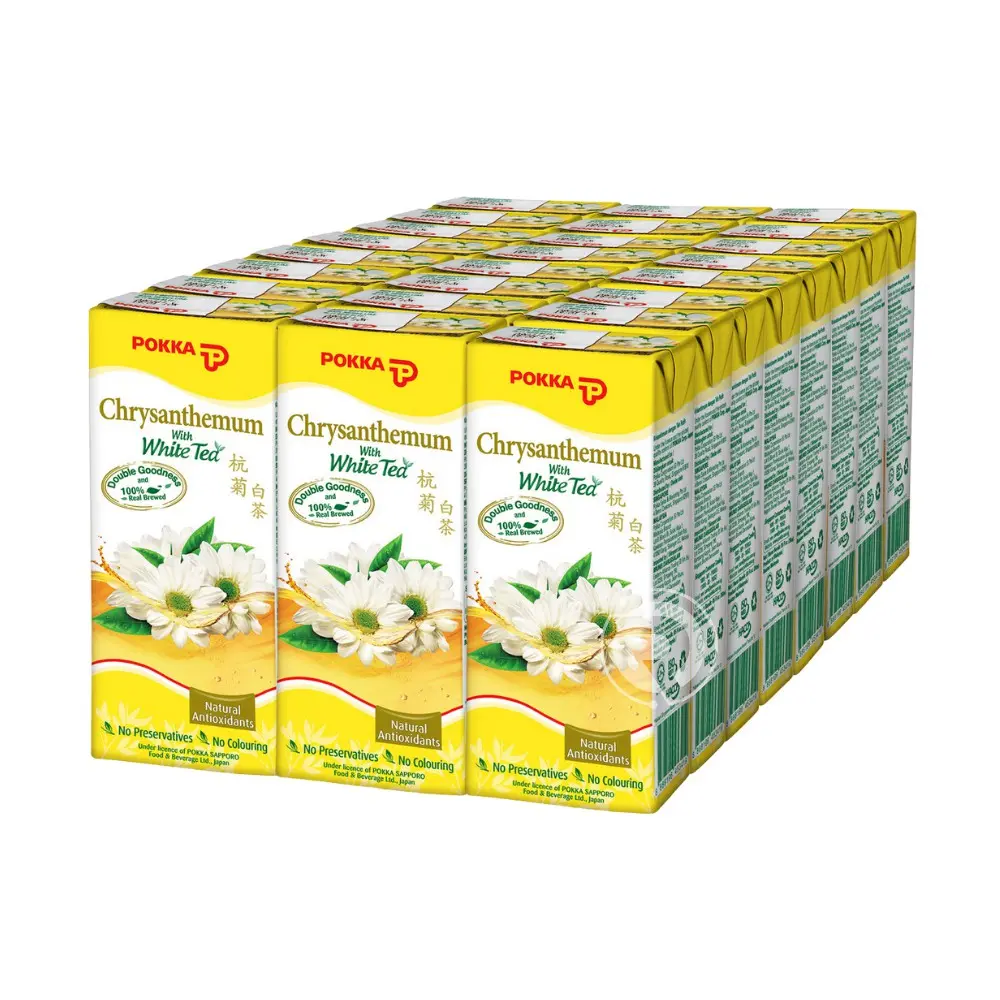 Pokka Chrysanthemum White Tea Packet (250ml x 24 Packets)