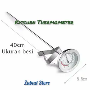 THERMOMETER MINYAK CELUP, DEEP FRY, THERMOMETER MAKANAN MINUMAN, Dapur