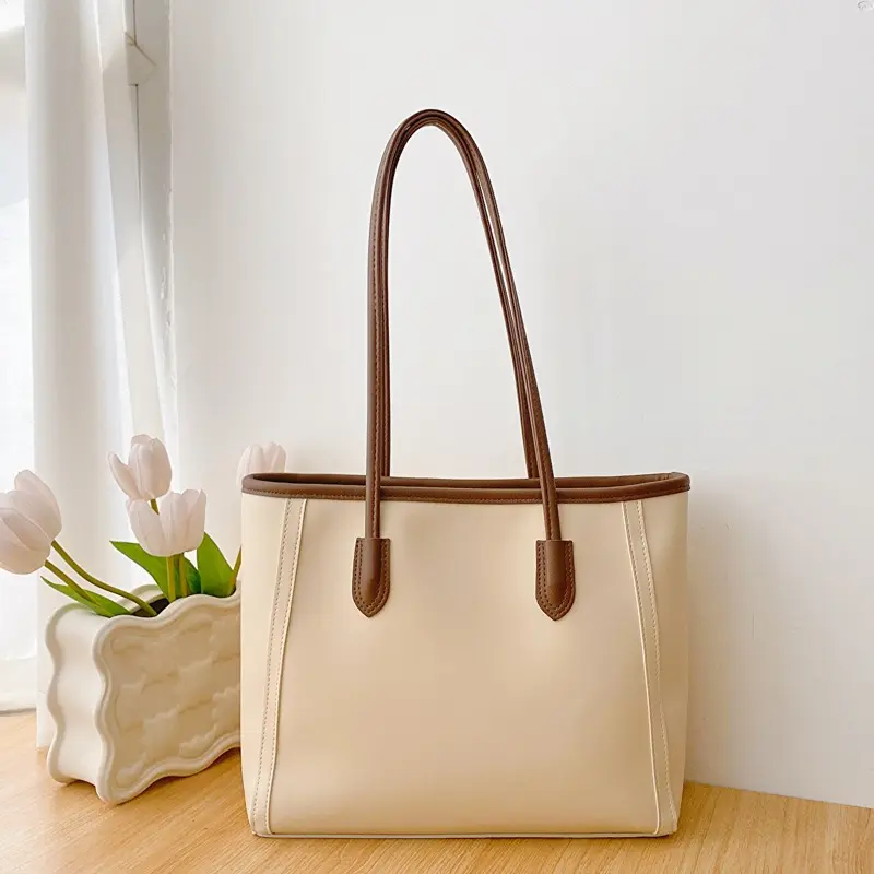 Tas Wanita Totebag Wanita Kamiilla Bahan Kulit Premium Fashion Korea Bahan Kulit PU Premium Tas Kuliah Kerja Wanita 2025 ( Tanpa Gantungan )