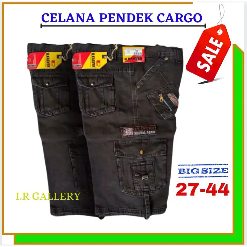 Celana Pendek Pria cargo levis motif dewasa big size 27-38 murah remaja kimpul lepis 27