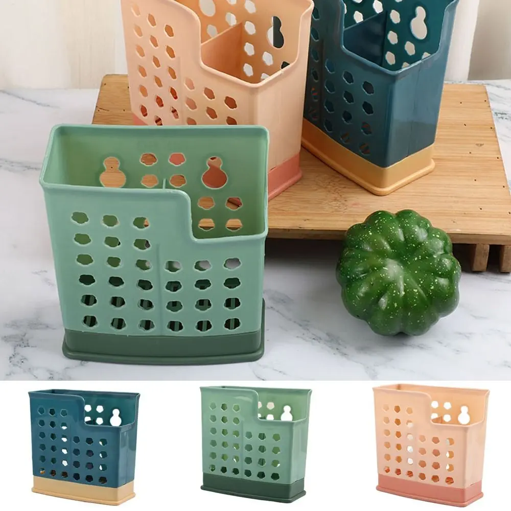 Giá Để Đũa, Thông Dụng, Chất Liệu Nhựa, Lưới Đôi Khoét Lỗ Lồng Đũa, Treo Tường, Chống Ẩm, Giá Để Dao Kéo, Cho Nhà Bếp