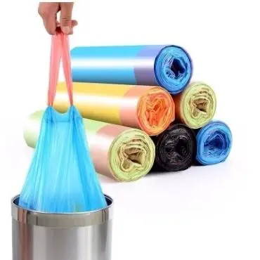 Laku Kantong Sampah Roll Tali Serut isi 5 roll Kresek Sampah Roll Plastik Roll Plastik Sampah 1