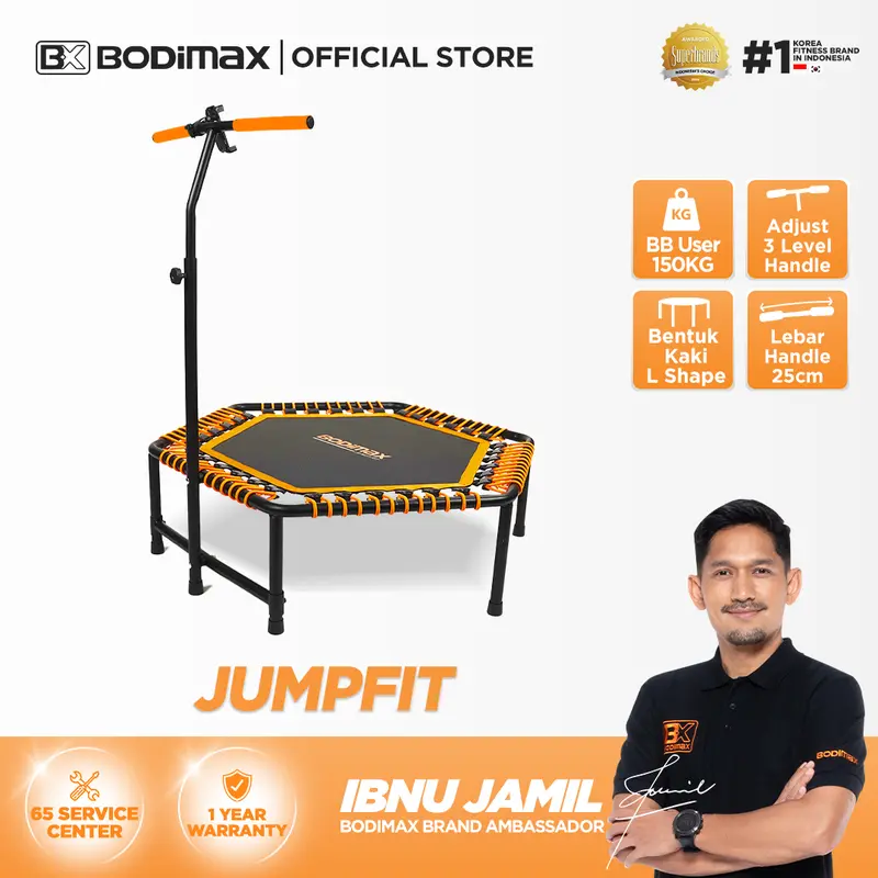 Bodimax Jumpfit / Trampoline / Trampolin dewasa /Alat  Olahraga 0
