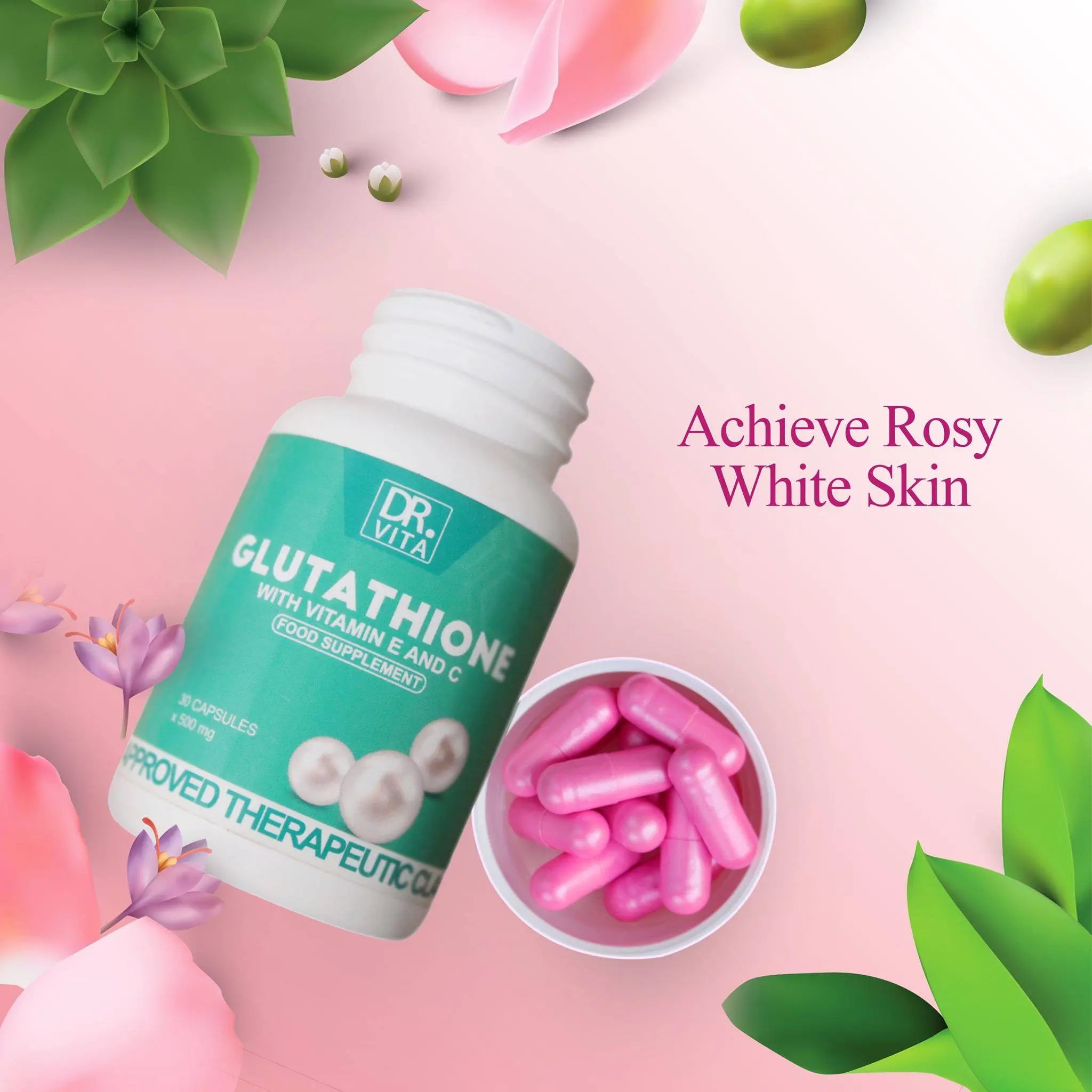 dr vita glutathione review Dr Vita Glutathione 30 Capsules Edible Supplement