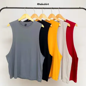 TALE - LOW TANK - Kaos Tanpa Lengan Unfinished - Cotton Combed 30s