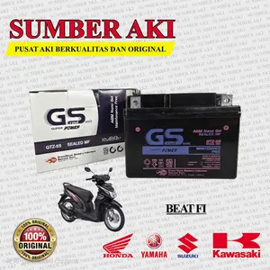 Aki Motor GTZ5S MF Aki Kering Motor Beat Vario 110 Supra X 125 Scoopy Spacy Blade Revo New Jupiter MX New