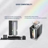 Gambar KYO SAMA L4P120 CPU COOLER ARGB FAN PROCESSOR COOLER ARGB 4 Heatpipe - BLACK dari KYO Indonesia_NEW Kota Administrasi Jakarta Utara 4 Tokopedia