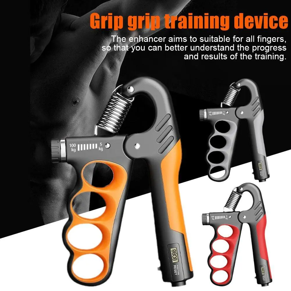 Grip Grip Training Device 1pcs 5-100kg Adjustable Hand Grip Strengthener Hand Grip Trainer With P4Q0