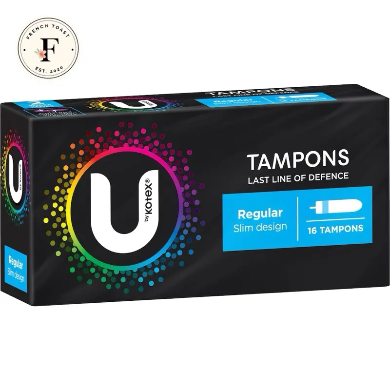 U by Kotex Tampons Regular Regular 16 pack Tampon Mens Haid Period Menstruation Sport Olahraga