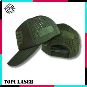 Topi Velcro Tactical laser | Topi Tactikal | Topi velcro | Topi Army | Topi Ripstop | Topi Velcro Laser NEW